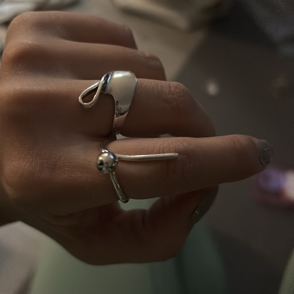 Unique 925 silver ring open back good for everyone - Picture 4 of 4